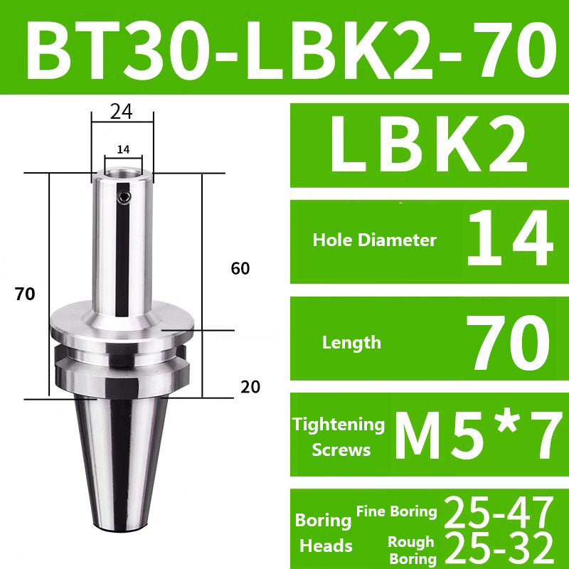 4006 BT-LBK Fine Rough Boring Tool Holder LBK Boring Head Connecting Shank CNC Tools Shandong Denso Pricision Tools Co.,Ltd.